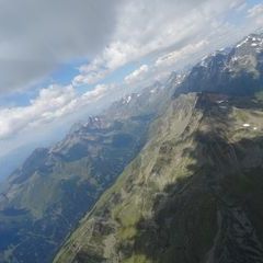 Flugwegposition um 11:07:01: Aufgenommen in der Nähe von Gemeinde Winklern, Österreich in 3235 Meter